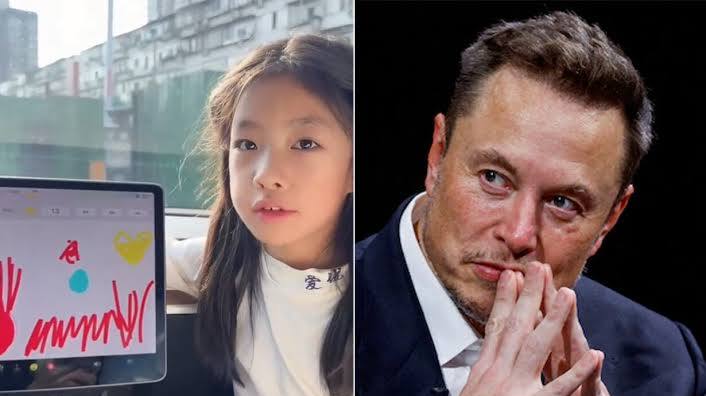 Lille pige skrev til Elon Musk om et problem, når hun tegnede på hendes Tesla – Så svarede han!