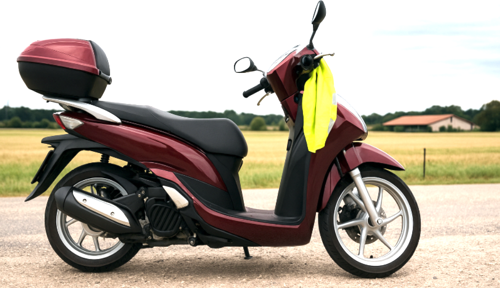 Ser du en gul klud på en motorcykel? Så bør du vide, hvad det betyder