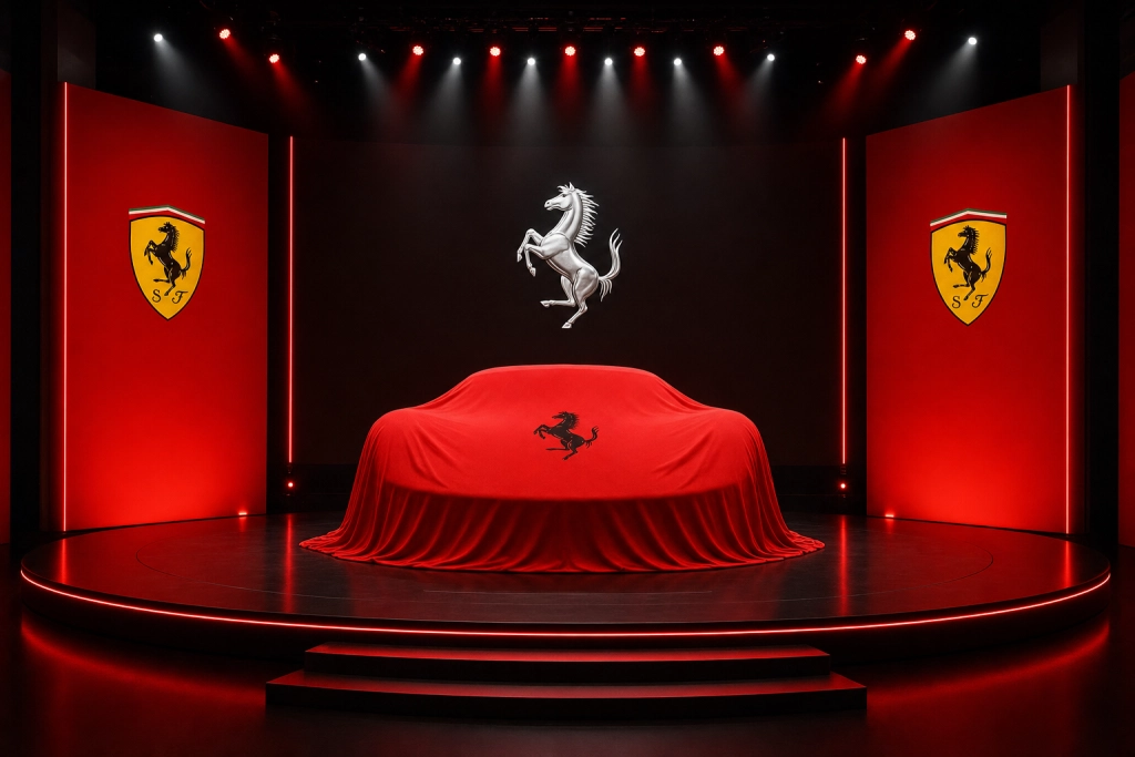 4,1 millioner kroner og 1.000 hk, Ferraris første elbil får premiere i Rom