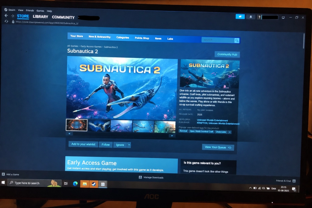 Subnautica 2 runder 2 millioner solgte på 12 timer og 651.000 spillere online samtidig