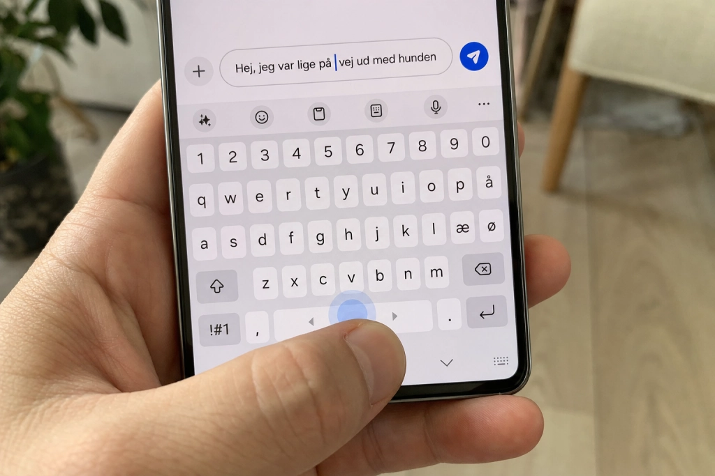 Hold mellemrumstasten nede: Samsungs skjulte trackpad-trick redder dine fingre