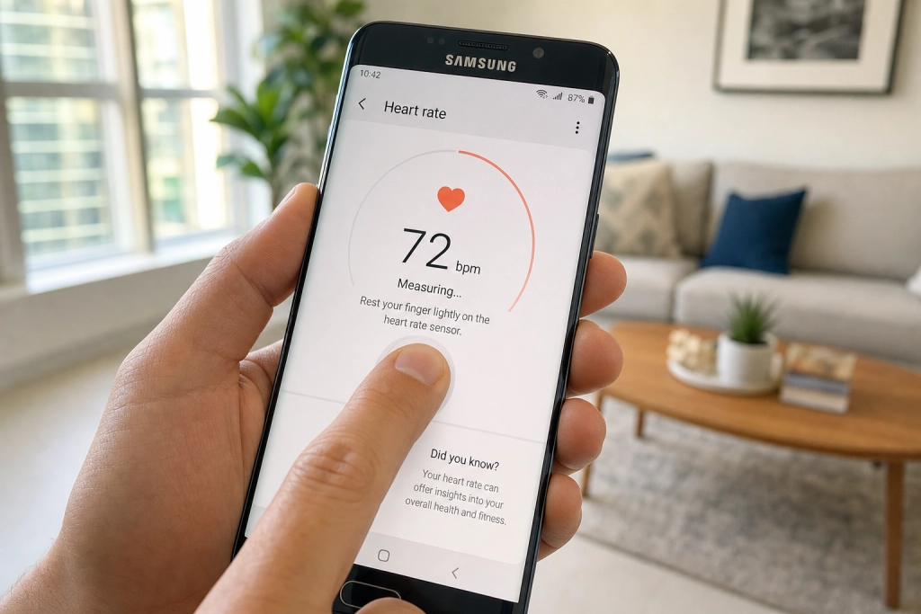 Samsung pakker pulsmåleren ind i skærmen: Næste Galaxy kan tjekke dit helbred uden ekstra hardware