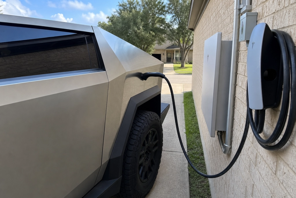 Tesla åbner ny indtægt for Cybertruck-ejere: Sælg strømmen tilbage til elnettet