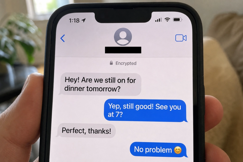 Lille hængelås i iMessage: Sådan ser du om beskeden til vennens Android er krypteret