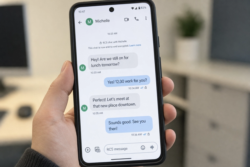 Google Messages opdateres: Krypterede beskeder mellem iPhone og Android rulles ud nu