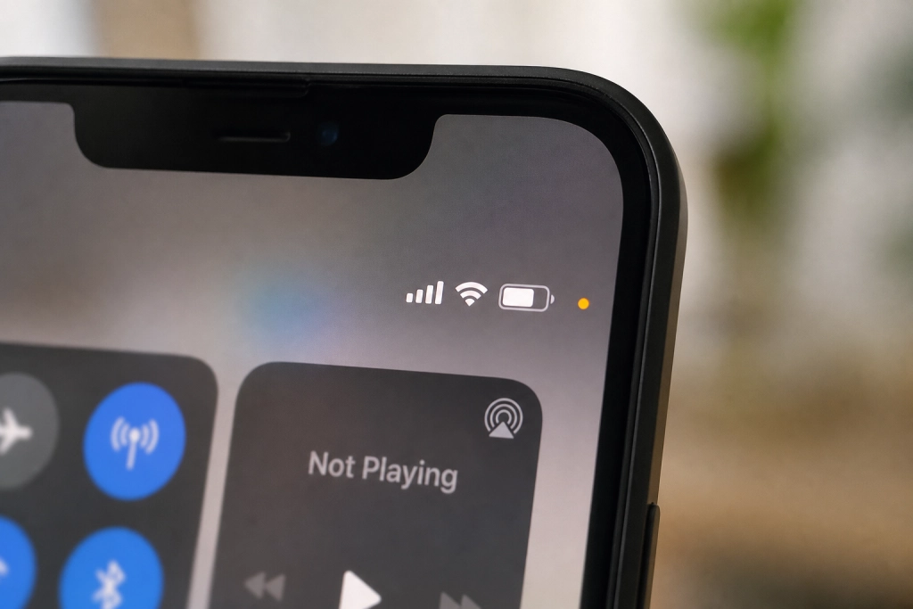 Orange prik øverst på iPhonen: Sådan ser du, om der bliver lyttet med