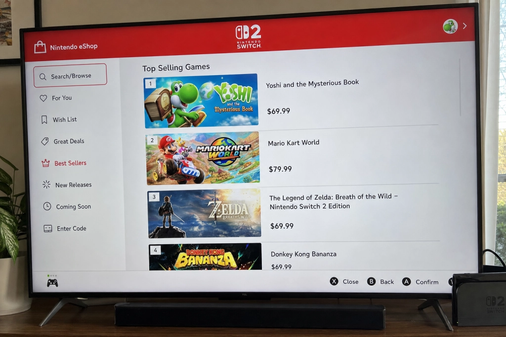 Yoshi vælter Pokémon af Switch 2-tronen før spillet overhovedet er udkommet