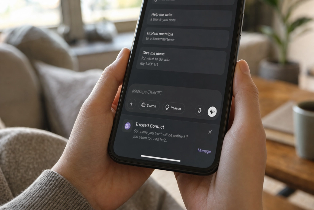 ChatGPT får nødkontakt-knap: OpenAI tilkalder en pårørende, hvis samtalen bliver alvorlig