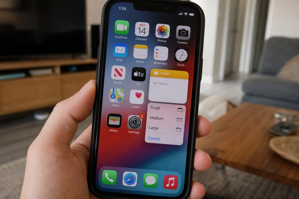 Hold på app-ikonet og lav det til en widget: iOS 26-tricket der ændrer hele hjemmeskærmen