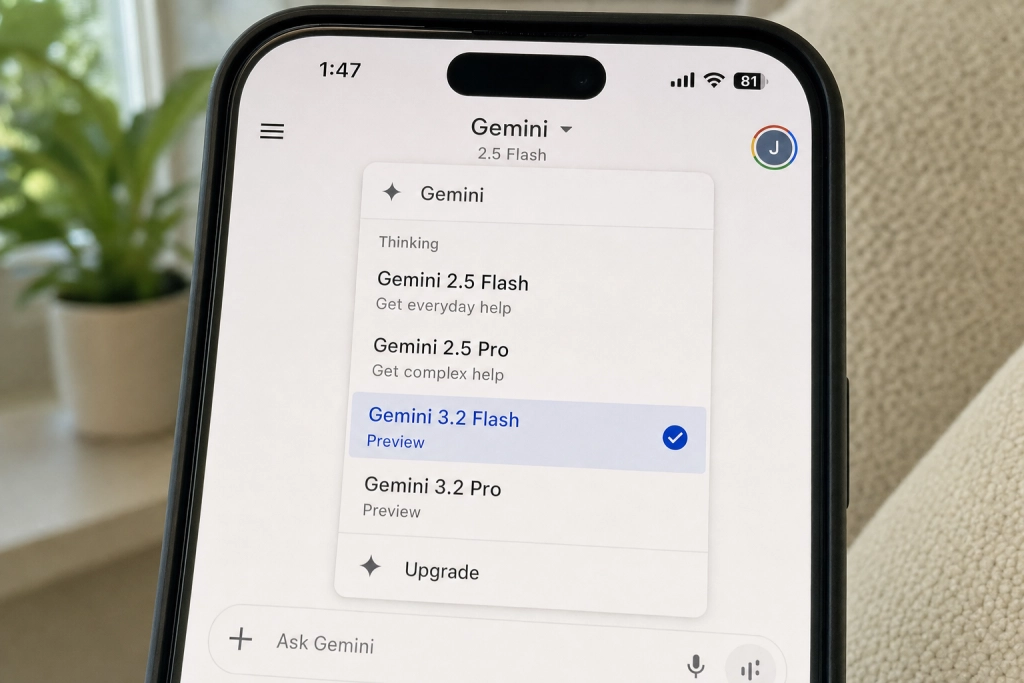 Hurtigere og billigere end Gemini 3 Pro: Ny Flash-model lækket i Google-app