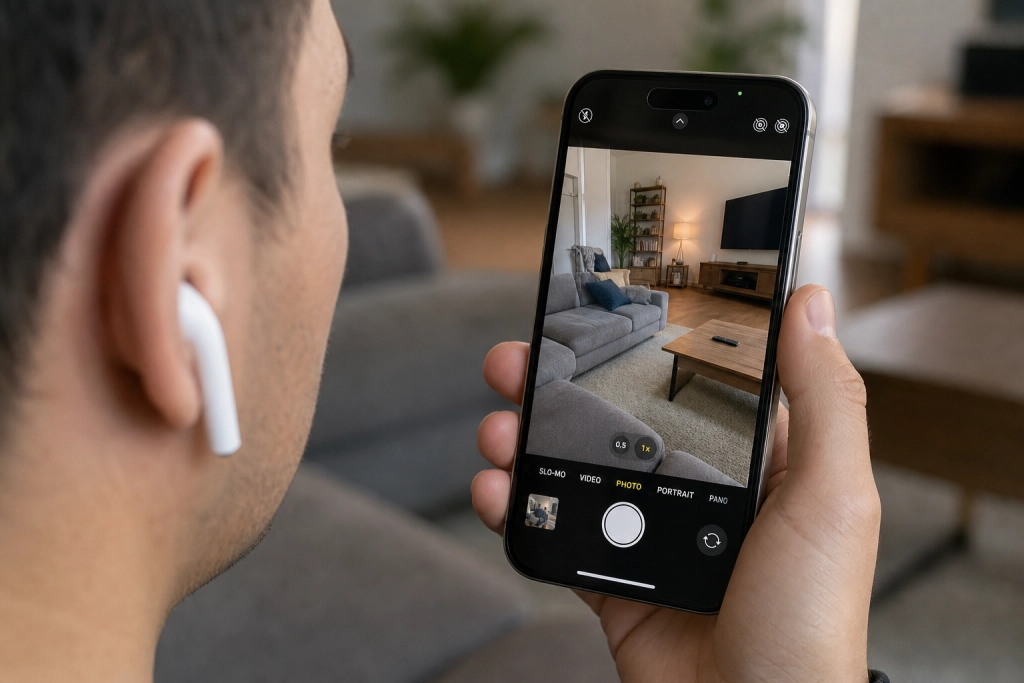 Et tryk på AirPod-stilken udløser kameraet: Sådan bruger du iOS 26-tricket