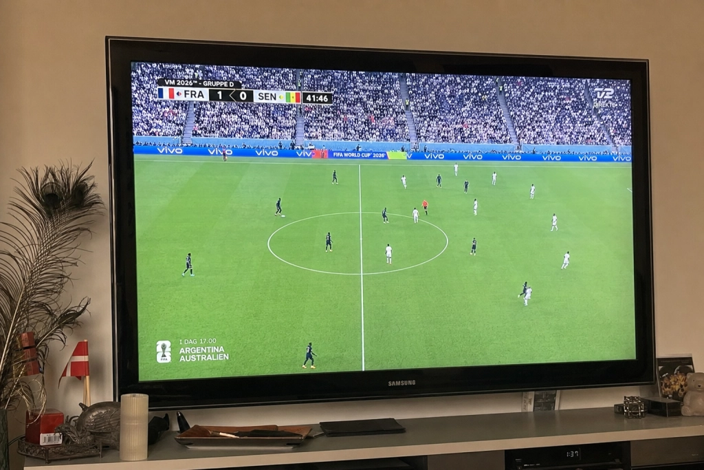 Hvis du køber et nyt Samsung TV, følger der en særlig VM 2026-funktion med
