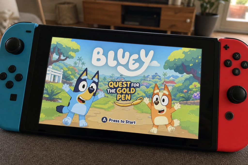 Bluey-spillet danske familier har ventet på er landet på Switch 2