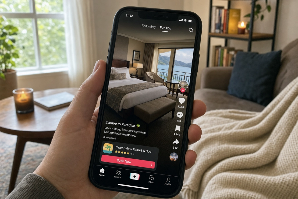 Fra TikTok-video til hotelbooking: Appen vil være dit nye rejsebureau