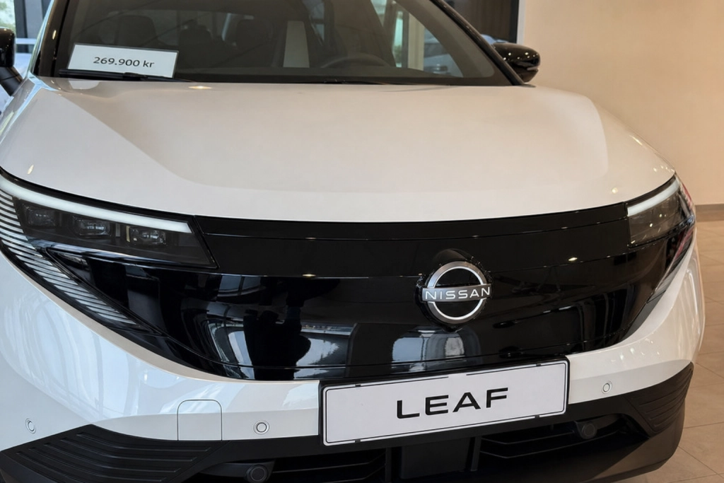 Ny Nissan Leaf til Danmark: Starter på 269.900 kr og kører op til 622 km på en opladning
