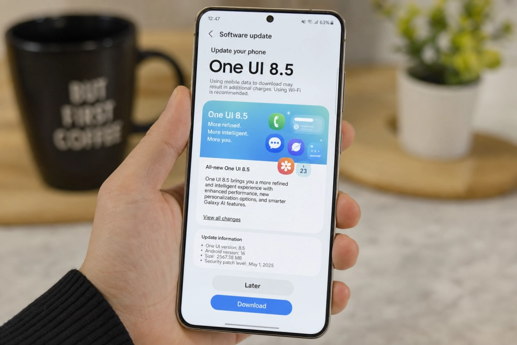 Samsung-overraskelse: Galaxy S24 fik One UI 8.5 før ventet: Tjek din telefon nu