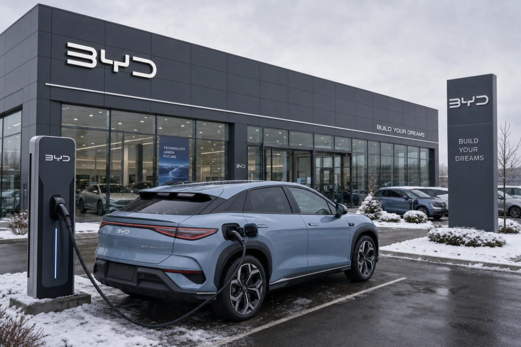 BYD lader elbil op på 12 minutter ved minus 30 grader — vinterproblemet er stort set løst