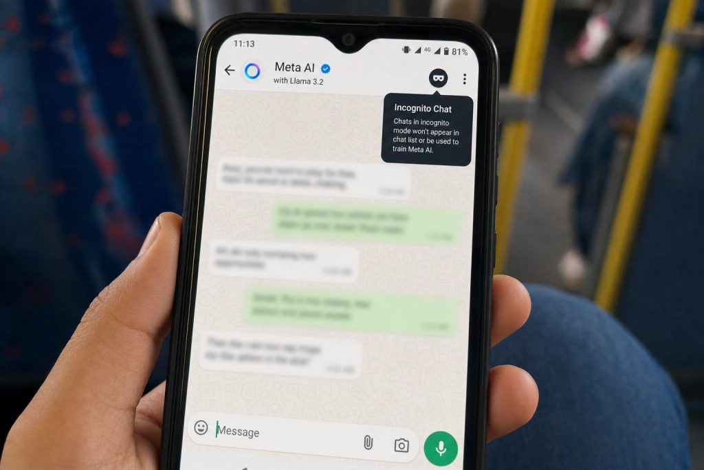 Slut med at AI-chats bliver gemt: Sådan virker WhatsApps nye Incognito-tilstand