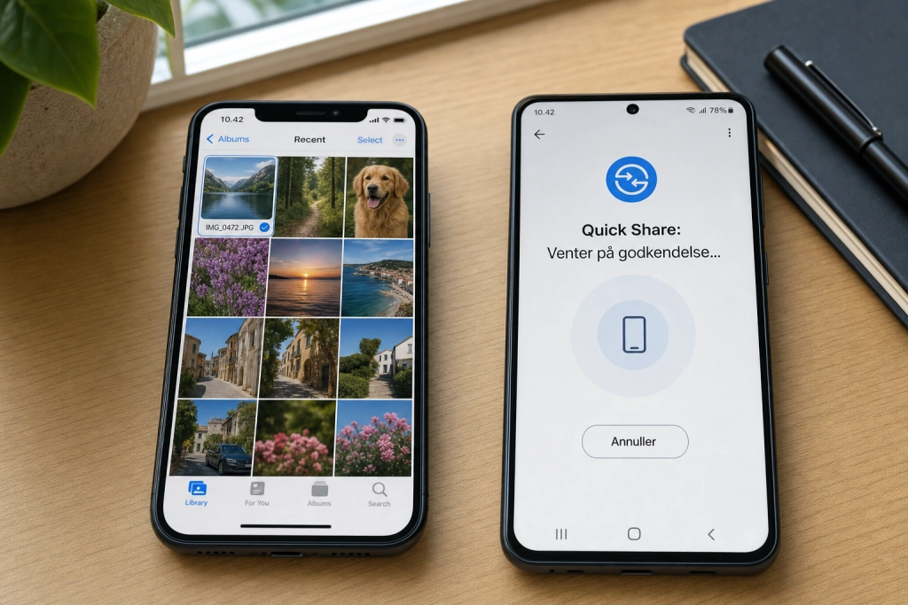 Slut med kabler: Nu kan iPhone og Android endelig snakke trådløst sammen