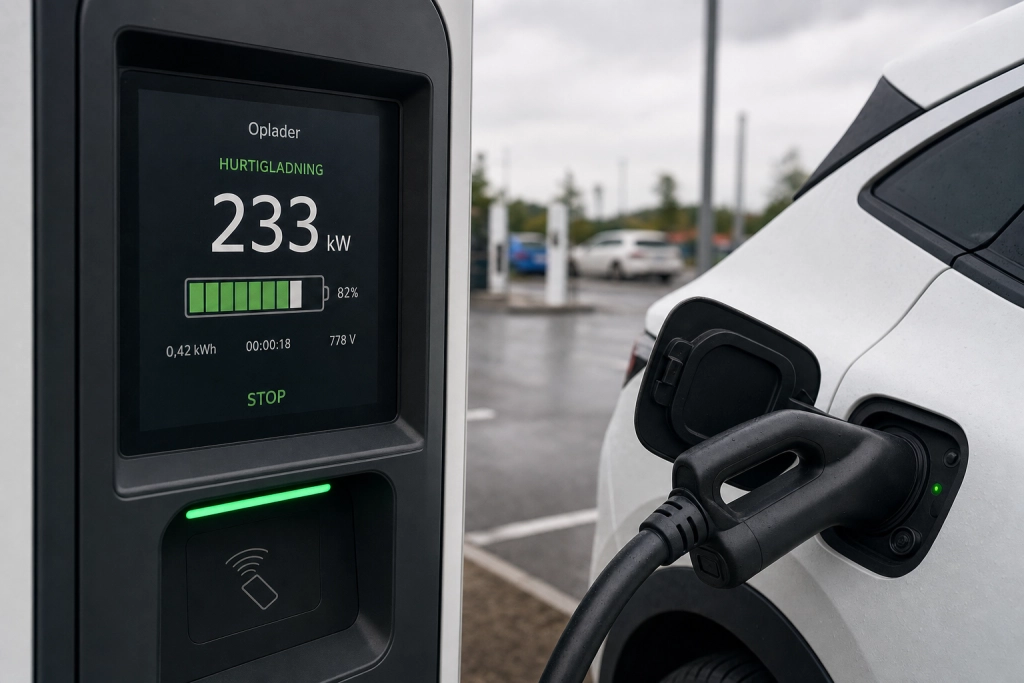 Ny analyse af 22.700 elbiler: Lynladning over 100 kW fordobler nedslidningen