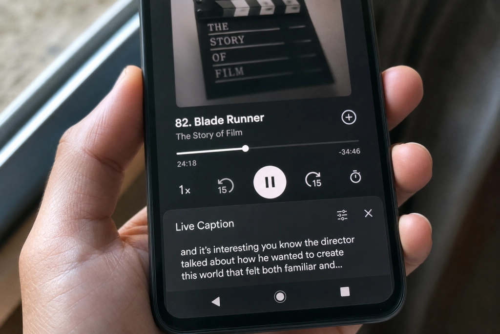 Skjult Android-funktion tekster dine opkald og podcasts uden internet