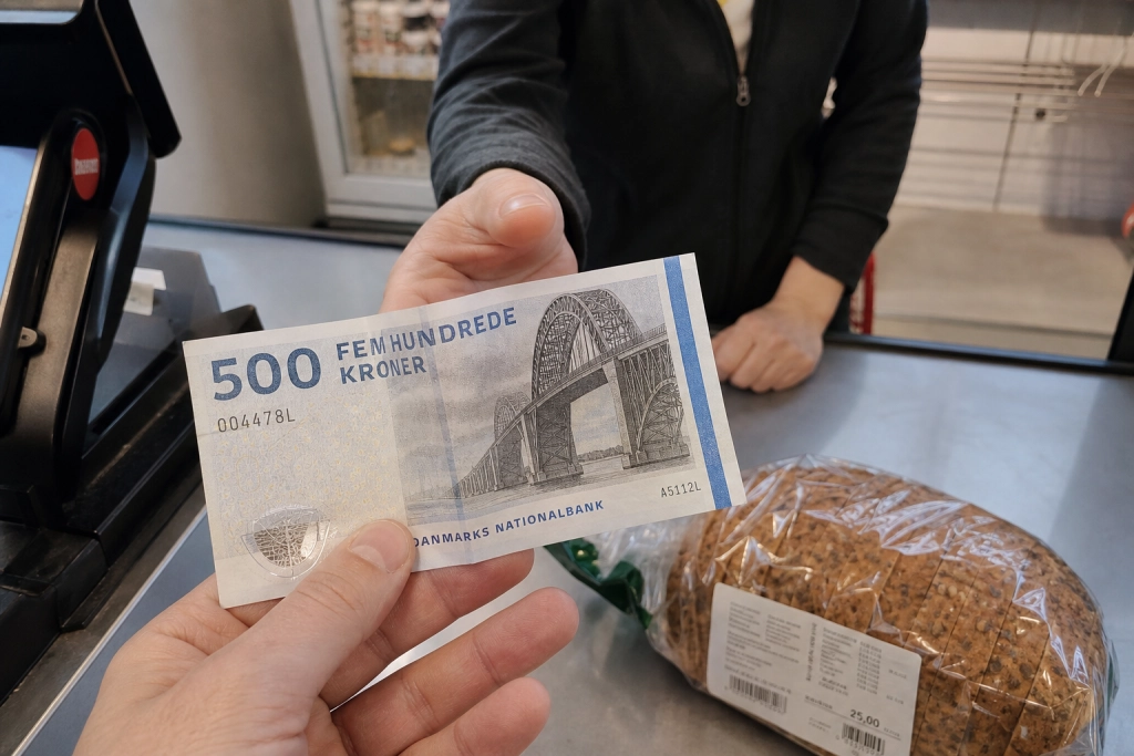 Danmark nærmer sig kontantfrit samfund: Kun hver tiende butiksbetaling sker med kontanter