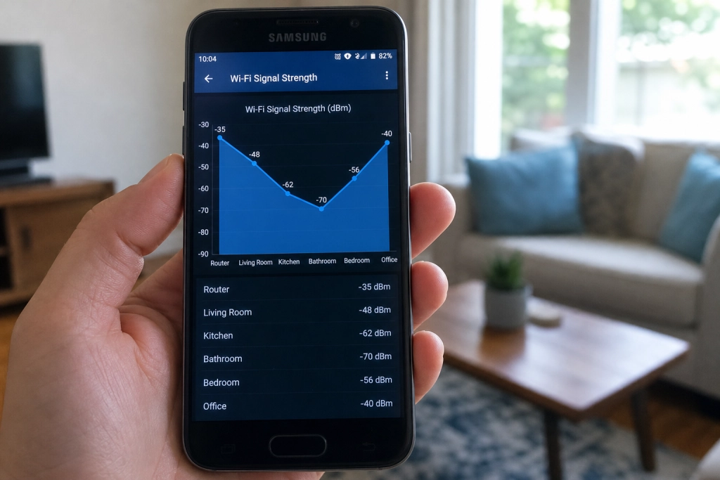 Samsung har et skjult WiFi-målingsværktøj: Find det svageste punkt i dit hjem