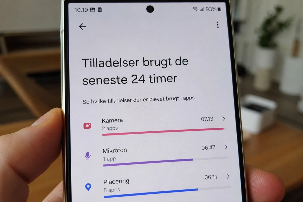 Skjult Android-menu afslører præcis hvilke apps der har kigget på dig det seneste døgn