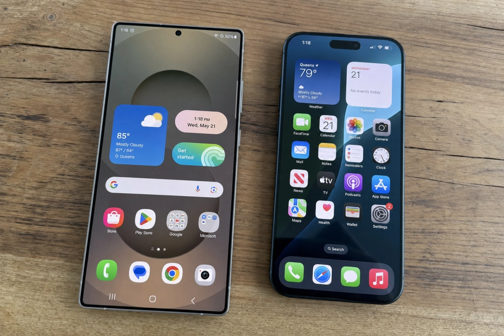 Galaxy S26 Ultra eller iPhone 17 Pro Max: Sådan vælger du flagskibet i 2026