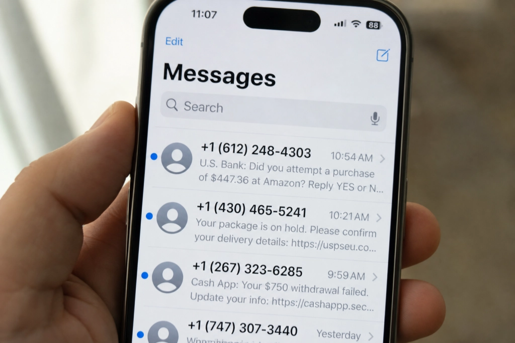 Din iPhone har en skjult beskyttelse mod svindel-SMS, og den er sandsynligvis slået fra
