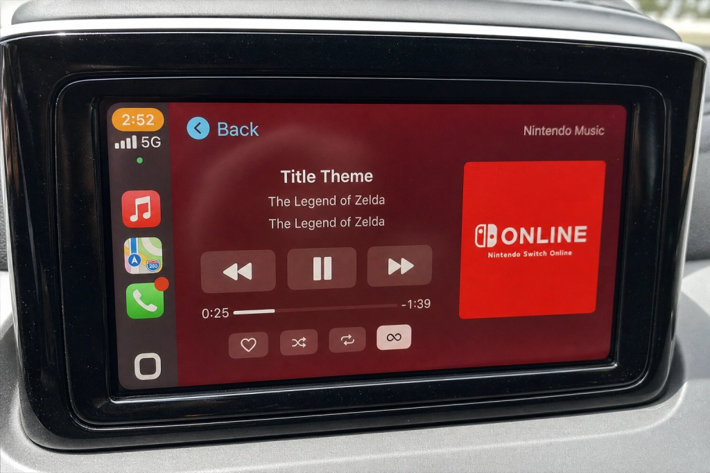 Nintendo Music virker nu i bilen: Mario- og Zelda-soundtracks via Apple CarPlay og Android Auto