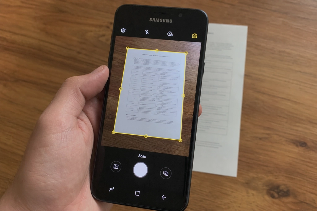Vidste du det? Samsungs kamera scanner dine dokumenter uden ekstra app