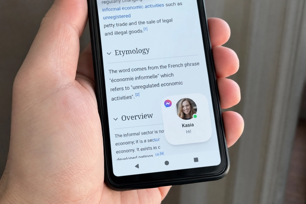 Android 17 lader apps svæve over andre apps: Sådan virker den nye Bubbles-funktion