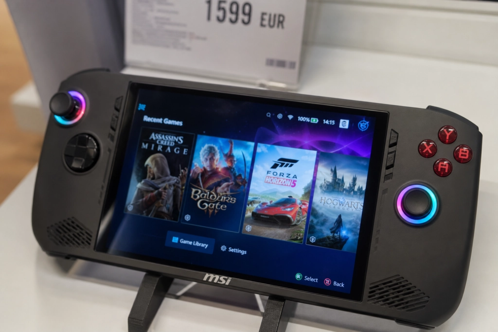 Intel-chip skal udfordre Steam Deck: Ny håndholdt lækket til knap 12.000 kr
