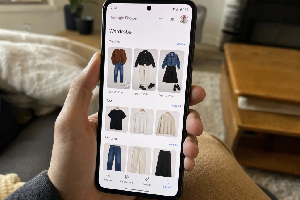 Din telefon har allerede sorteret dit tøj: Google Photos bygger digital garderobe ud af dine billeder