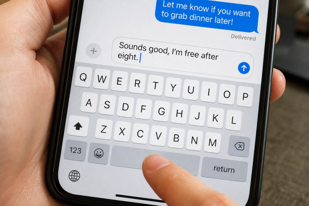 Hold mellemrumstasten nede på iPhone: Den skjulte trackpad alle burde kende