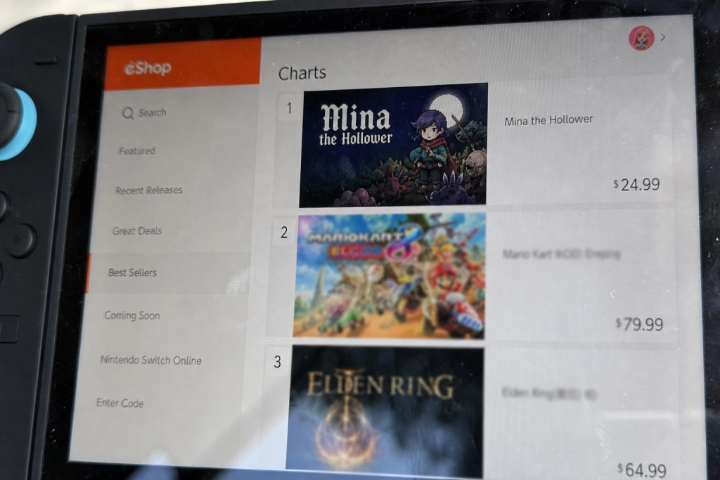 Mina the Hollower vælter Yoshi fra Switch 2 eShop-toppen, Donkey Kong 64 vender tilbage 4. juni