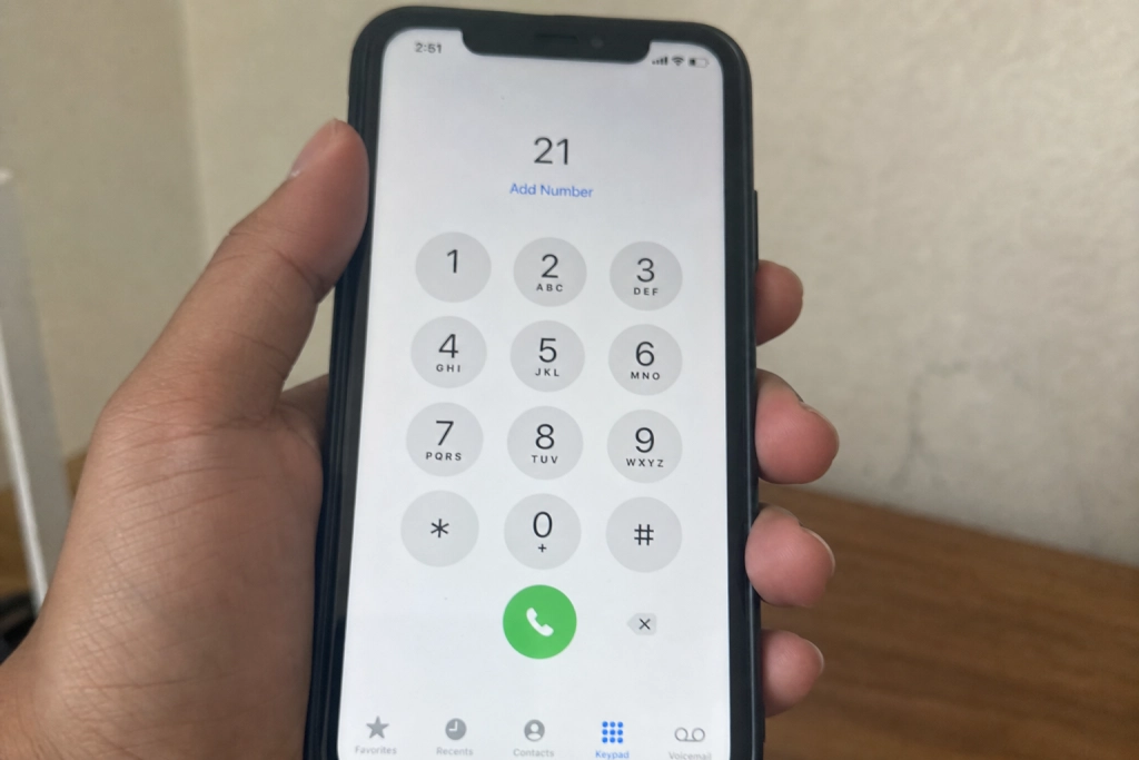 *21*-svindelnummeret: Taster du det på din telefon, overdrager du dit 'telefonnummer' til svindlere