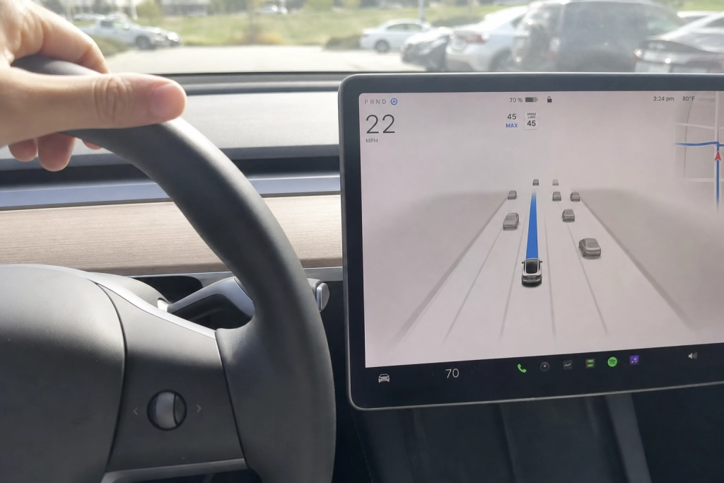 Tesla FSD bremsede for fodgænger-dukke på 130 millisekunder, hurtigere end et menneske kan blinke