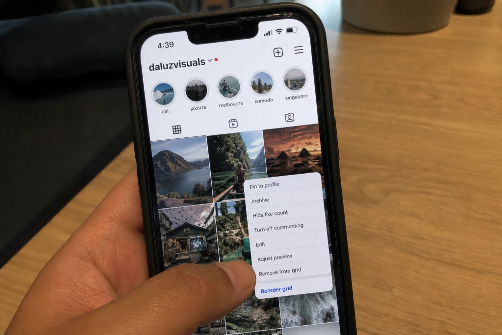 Instagram fikser endelig årelang irritation: Nu kan du flytte rundt på dine opslag