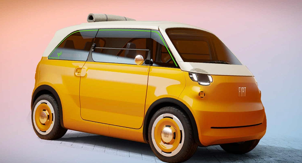 Fiat genopliver Multipla-navnet: Historiens grimmeste bil bliver til sød elektrisk mikrobil