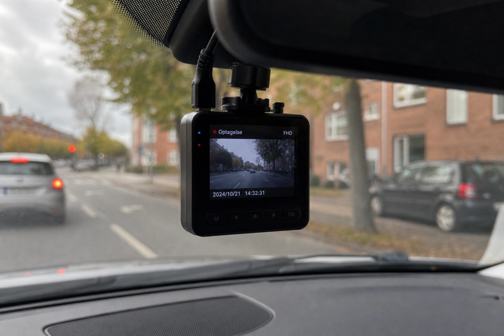 Dashcam i bilen: Sådan er reglerne i Danmark, og de bedste modeller fås fra få hundrede kroner