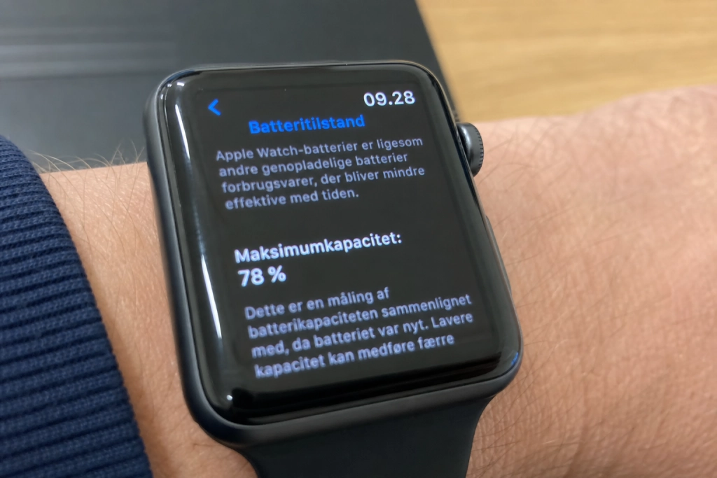 Har du haft dit smartwatch i mere end to år: Batteriet er formentlig slidt ned