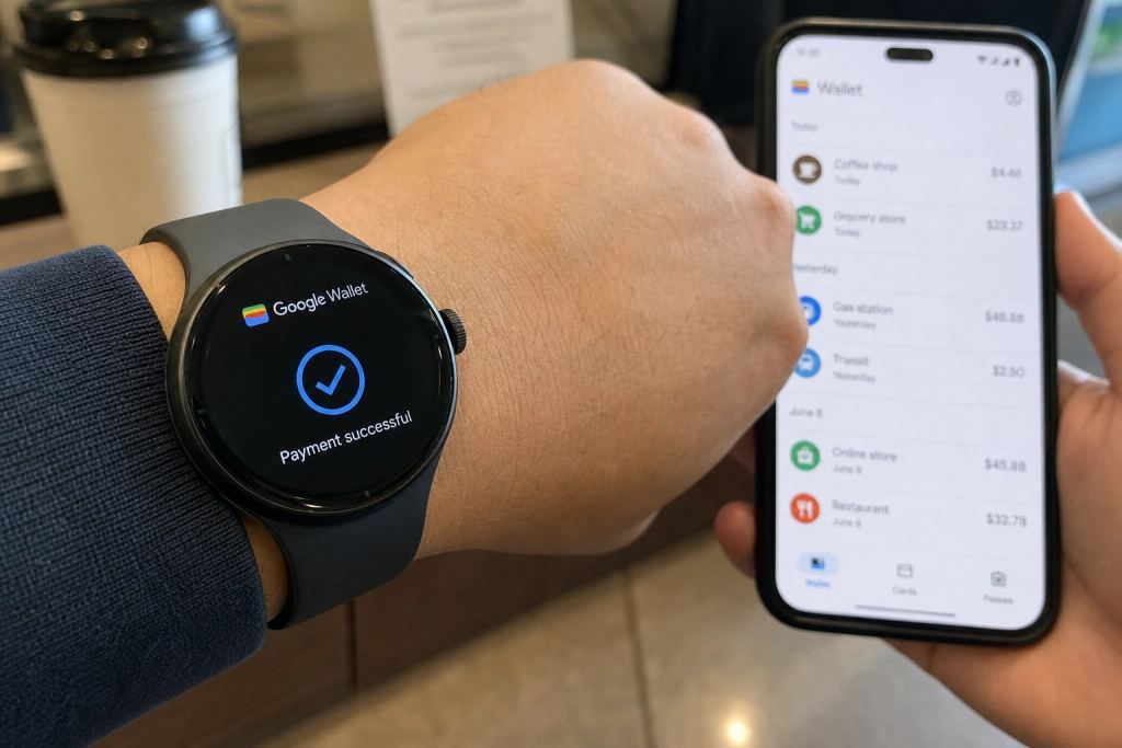 Google Wallet samler nu smartwatch-betalinger på telefonen