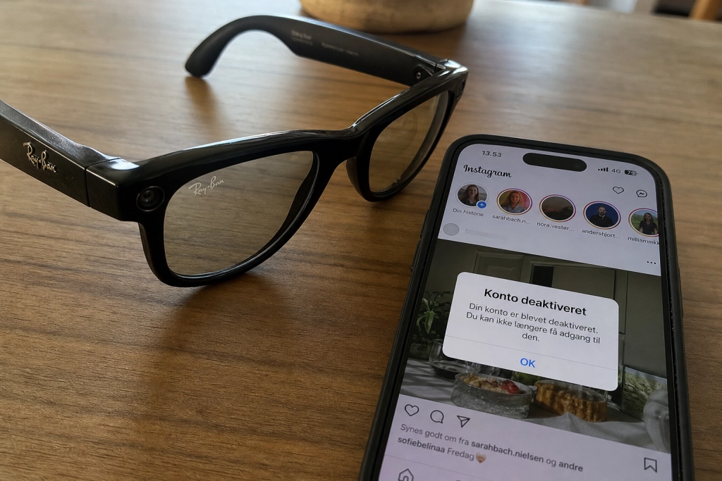 Populære Meta-briller: Filmer du fremmede uden samtykke, mister du din Instagram-konto