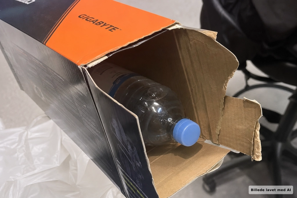 Betalte 7.000 kroner for forseglet grafikkort: Æsken indeholdt kun en vandflaske