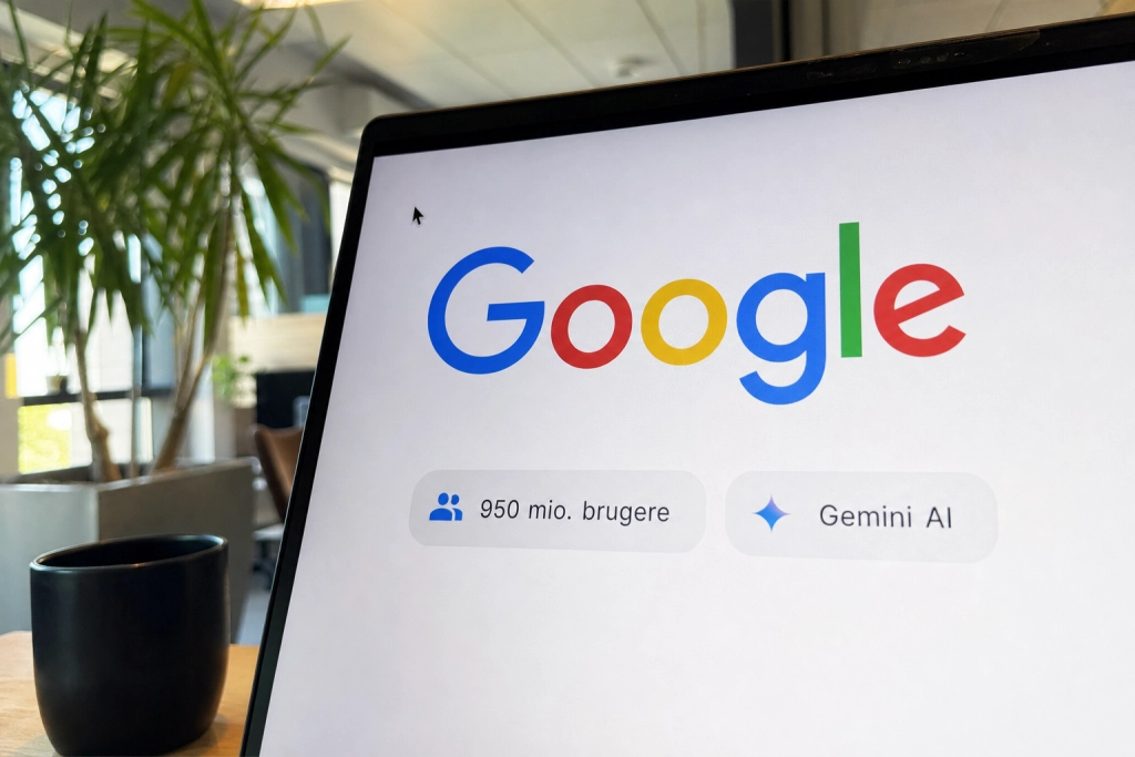 Google runder 950 millioner Gemini-brugere: ChatGPT mister flertallet af AI-markedet for første gang