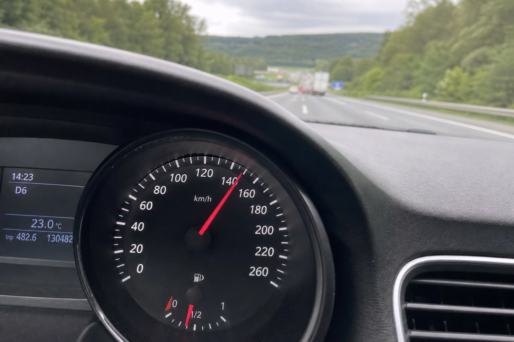 EU-land tester 150 km/t på motorvej: Du sparer nogle få minutter, men bruger næsten 30 procent mere benzin