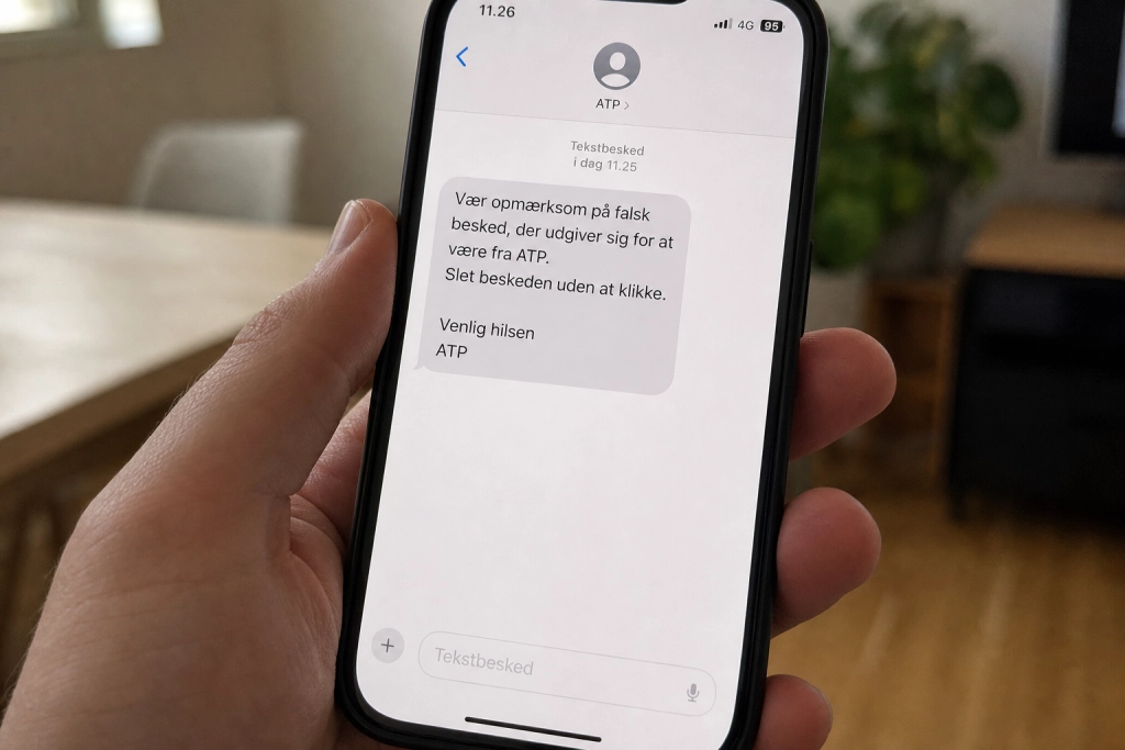 Rekordbølge af falske ATP-SMS'er ramte danskerne i juni: Slet beskeden uden at klikke