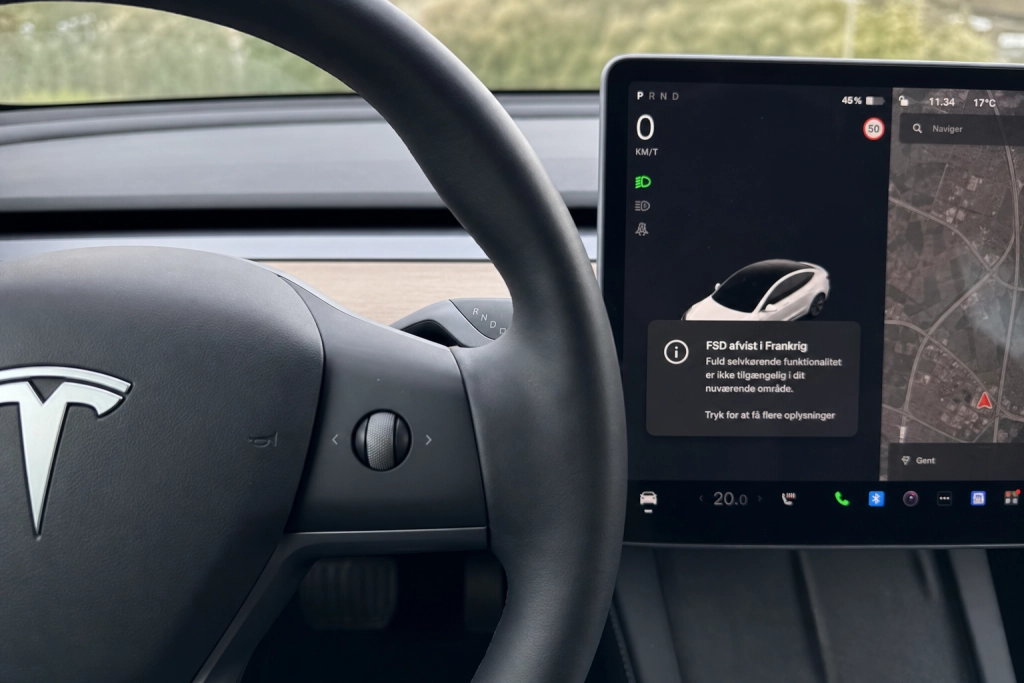 Frankrig siger nej til Tesla FSD: Transportministeren lukker døren trods grønt lys i Danmark